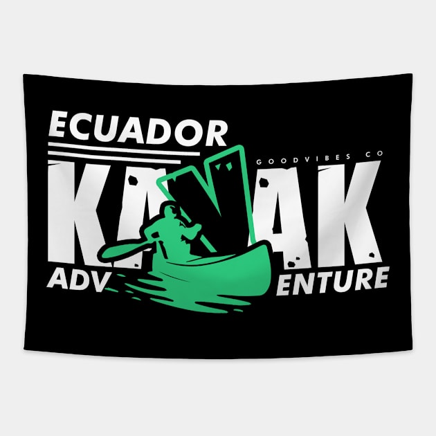 ecuador Kayak Adventure Tapestry by SerenityByAlex