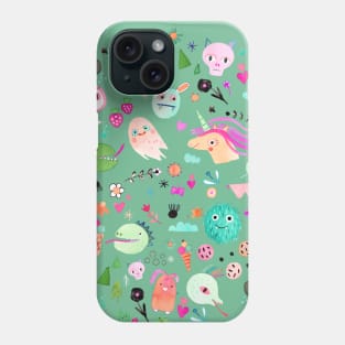 Halloween Monsters and Friends Phone Case