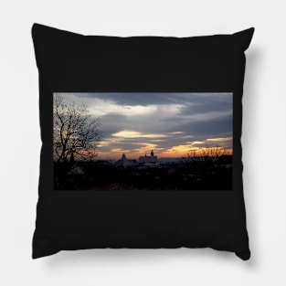 Dawn in Krakow Pillow