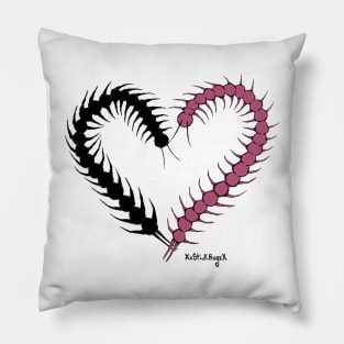 Centipede Heart Pillow