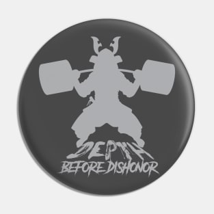 Depth Before Dishonor Pin