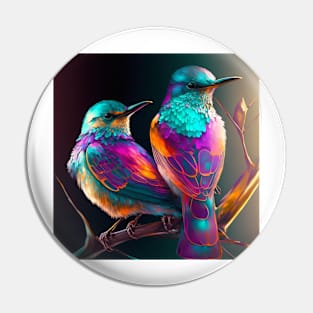 Living Life In Colour Birds Pin