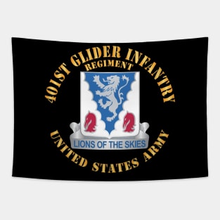 401st Glider Infantry Regiment - US Army w DUI X 300 Tapestry