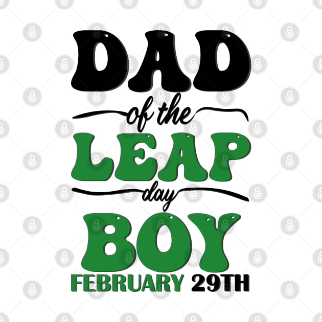 Dad Of The Leap Day Boy February 29th by mdr design