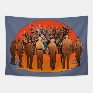 Cowboys and Indians Tapestry