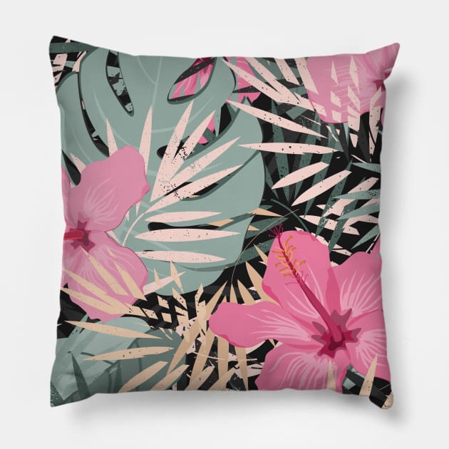 Flower Design Pillow by gronly