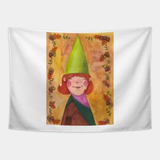 Acorn Gnome Tapestry