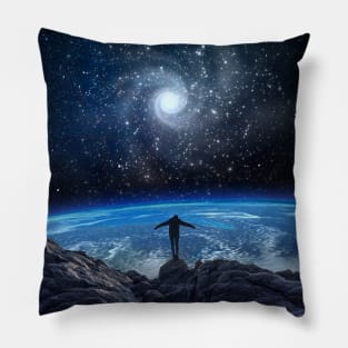 Walking on space Pillow