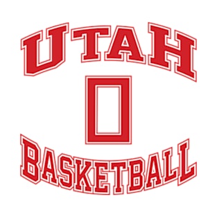 Utah Basketball Number 0 T-Shirt