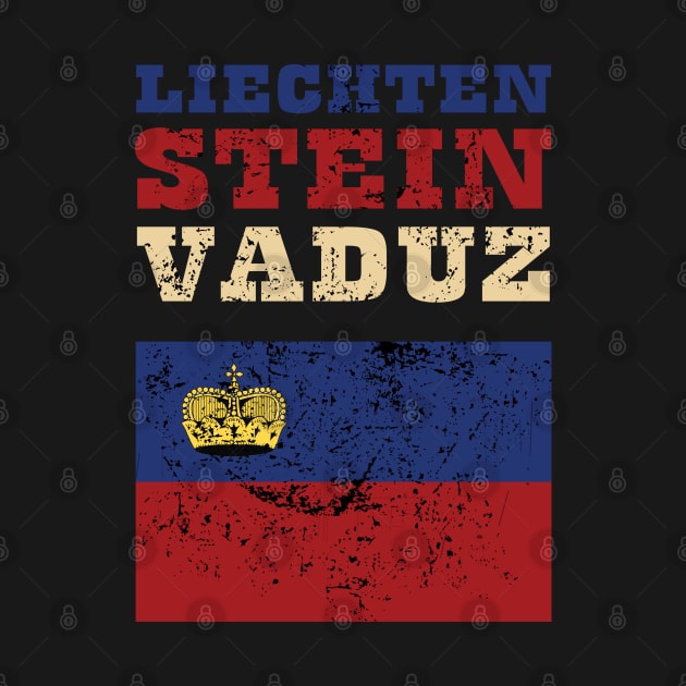 Flag of Liechtenstein by KewaleeTee