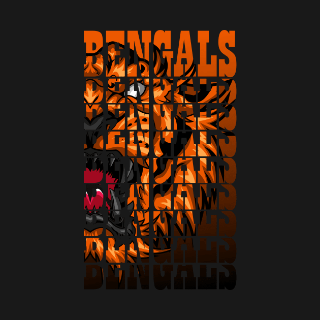 Cincinnati Bengals fan mascot by SHINIGAMII