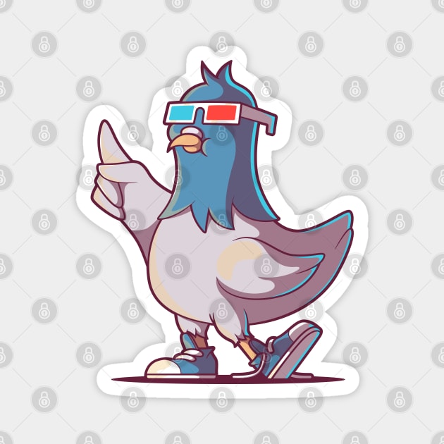 3D Pidgeon! Magnet by pedrorsfernandes