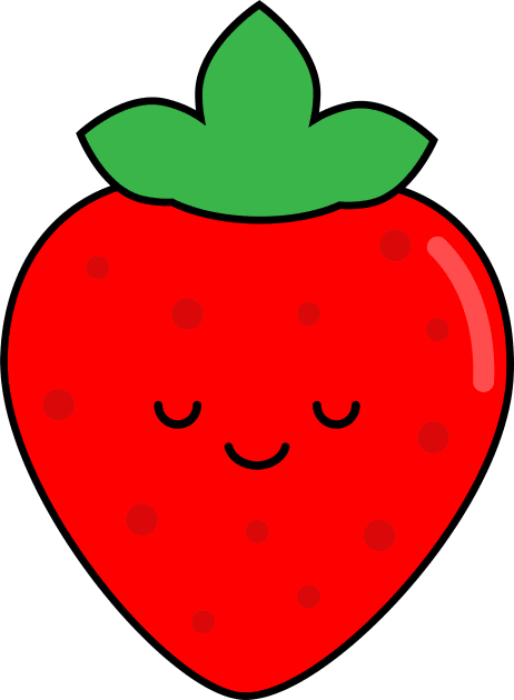 Strawberry Kids T-Shirt by WildSloths