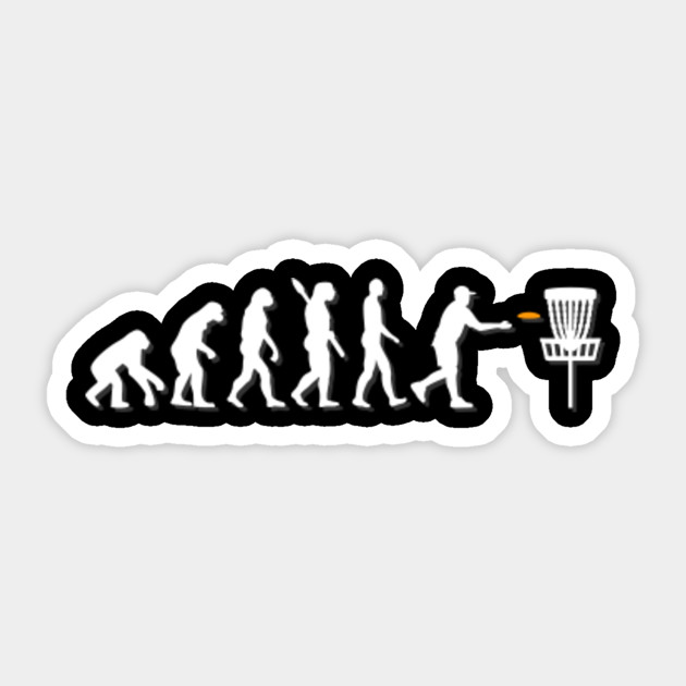 Disc Golf Evolution Shirt Golf Sticker Teepublic