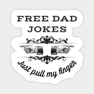 Free Dad Jokes Alt Magnet