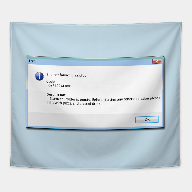 Error! Food not found