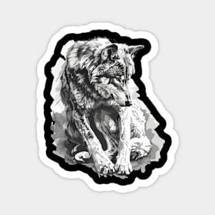 Wolf Historical Accounts Magnet
