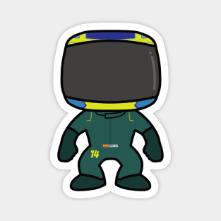 Fernando Alonso Custom Mini Figure – F1 2023 Season Magnet