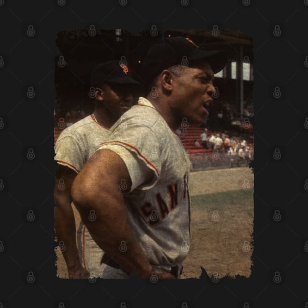 Willie Mays in San Francisco Giants by PESTA PORA