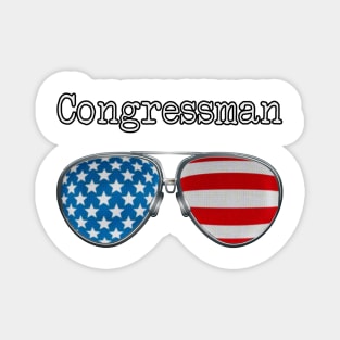 AMERICA PILOT GLASSES CONGRESSMAN Magnet