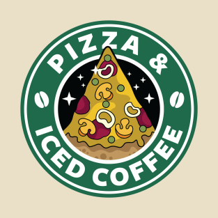 Pizza and Iced Coffee T-Shirt