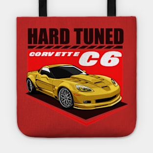 CHEVROLET CORVETTE C6-YELLOW Tote