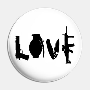 gun firearms love Pin