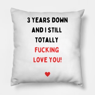 3rd anniversary Pillow