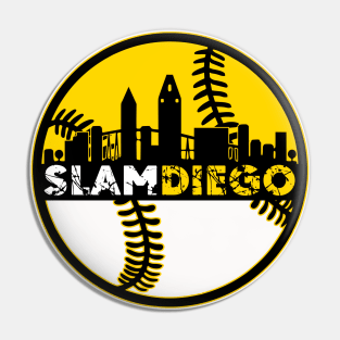 Slam Diego Baseball City Sunset Pin