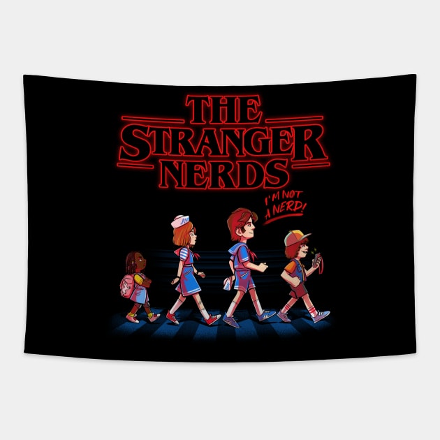 The Stranger Nerds Tapestry by alemaglia