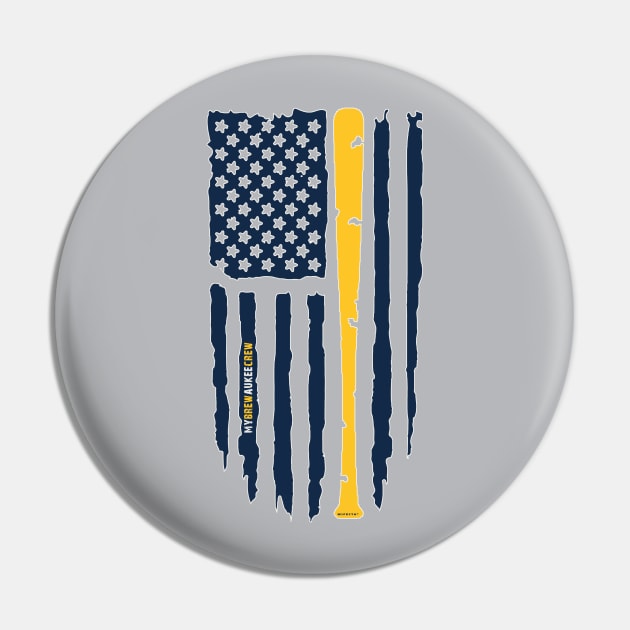 Brewer Flag Pin by wifecta