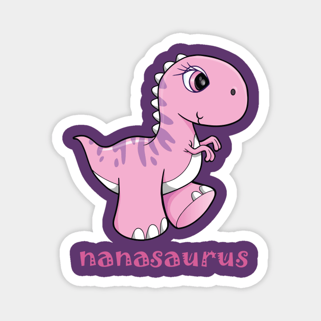 Nanasaurus Magnet by cdclocks