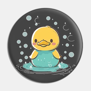 Rubber Duck And Duckling Men Women Kids Pin