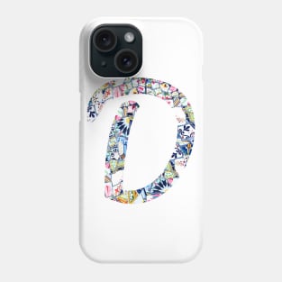 Gaudi Mosaic Letter D Phone Case