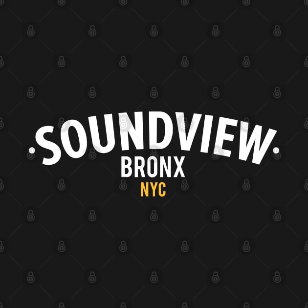 New York Bronx - New York Bronx Schriftzug - Bronx Logo - Soundview NYC by Boogosh