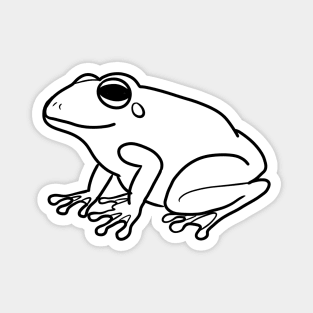 Stick figure frog Magnet