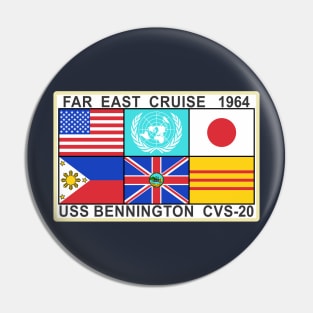 Far east Cruise 1964 - USS Bennington Pin