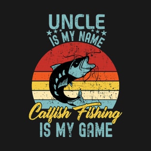 Men's Vintage fisherman dad - a gift for special catfish fishing grandfather-Catfish amateurs T-Shirt