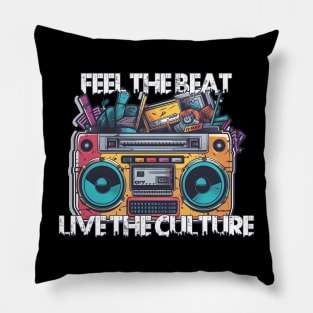 Hip Hop Boombox Pillow