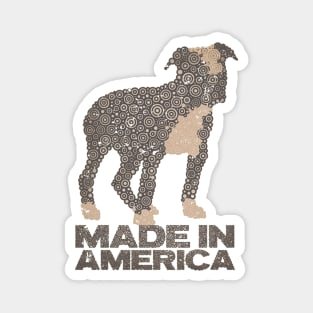 MADE IN AMERICA PITBULL Magnet