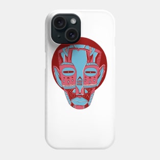 Pastel Tones African Mask No 3 Phone Case