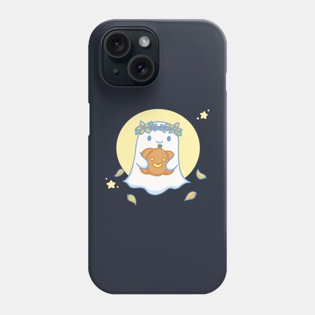 Pumpkin Patch Ghost Phone Case by KammyBale