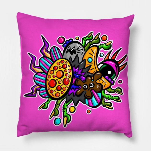 Freeky Boo Fruity Surprise Pillow by Squeeb Creative