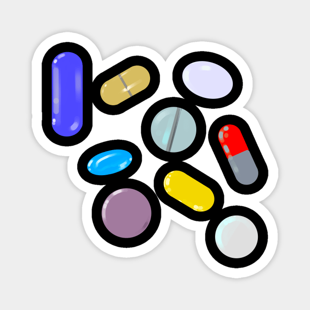 Pills Magnet by JGC