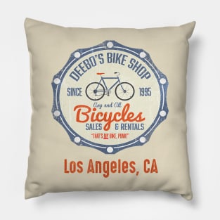 Deebo's Bike Rentals That's My Bike Punk Vintage Pillow