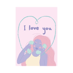 I Love Me - Self Care in Pastels T-Shirt