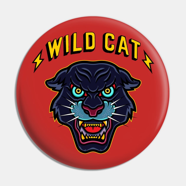 Wild cat Pin by redwane