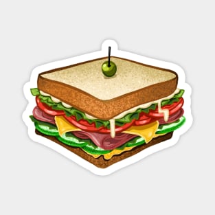 Big Sandwich Magnet