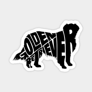 Golden retriever black Magnet