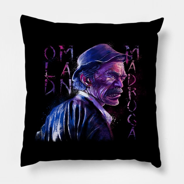 Old Man Madruga Pillow by Lima's